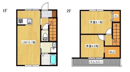 NivI 2号室 間取り