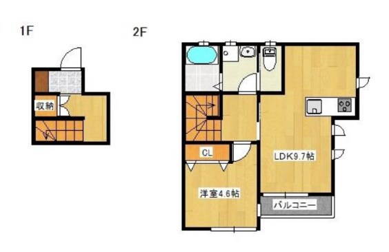 NivI 4号室 間取り