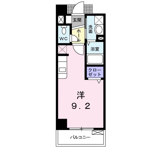 ブローテ本厚木 202号室 間取り