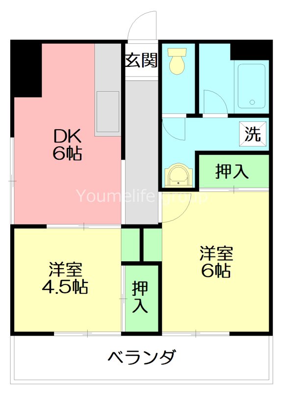 萩原ビル 305号室 間取り