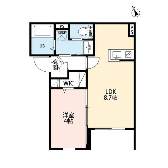 ｒｏｂｏｔ　ｈｏｍｅ　高座渋谷Ⅱ 201号室 間取り