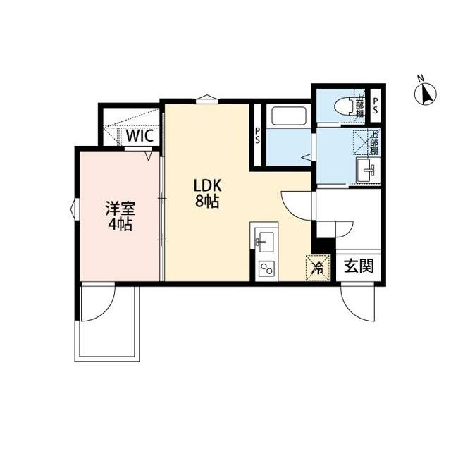 ｒｏｂｏｔ　ｈｏｍｅ　高座渋谷 303号室 間取り