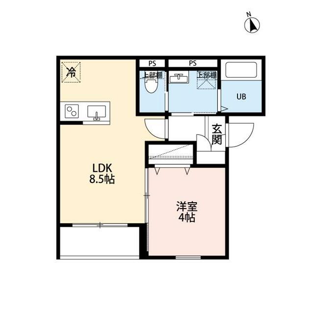 ｒｏｂｏｔ　ｈｏｍｅ　高座渋谷 301号室 間取り