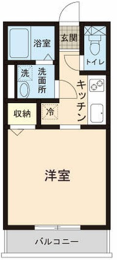 リヴェール南町 202号室 間取り