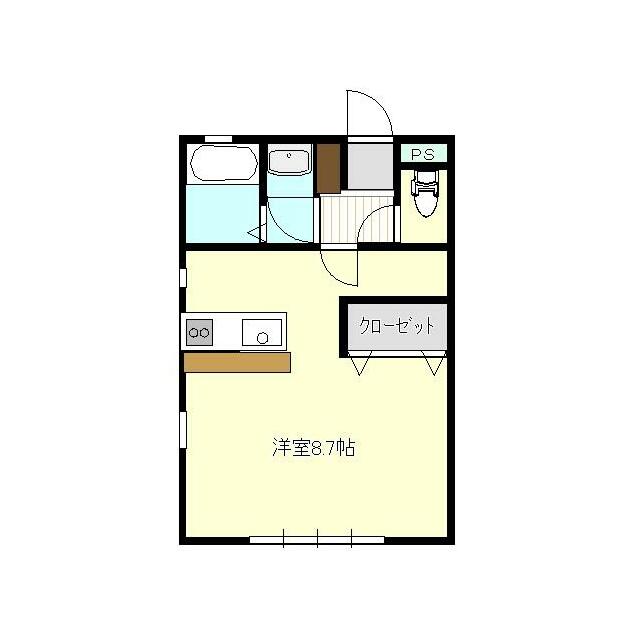 エスぺランス東海岸 1C号室 間取り
