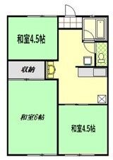 シティハイム湘南 202号室 間取り