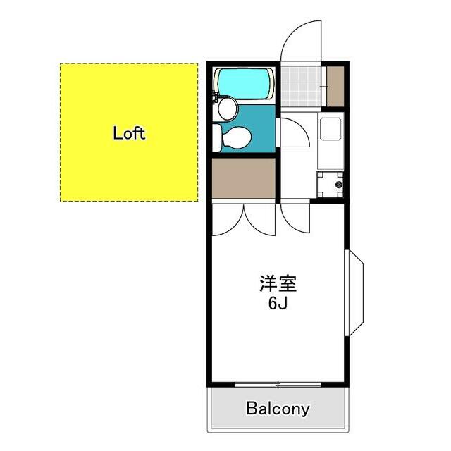 ソユーズ 206号室 間取り
