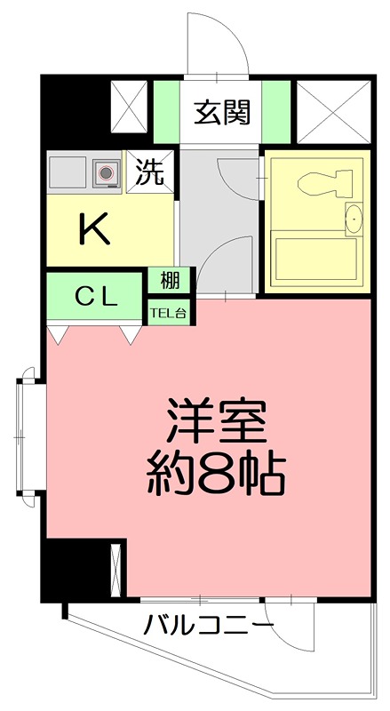 ライオンズプラザ藤沢 706号室 間取り