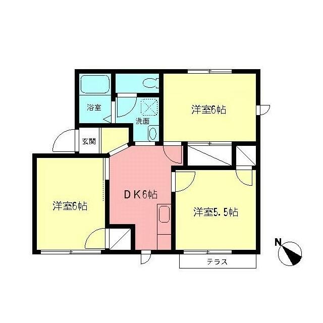 湘南パレス 101号室 間取り