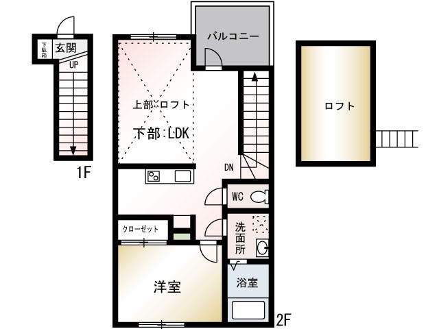 プリマクラッセⅠ 202号室 間取り