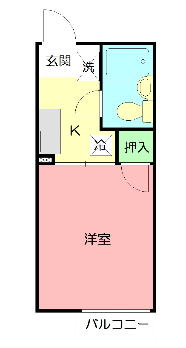 シティハイム　セキグチ 101号室 間取り