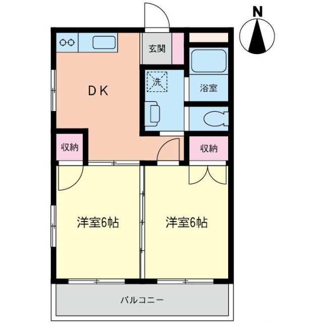 第１０明智ビル 間取り図