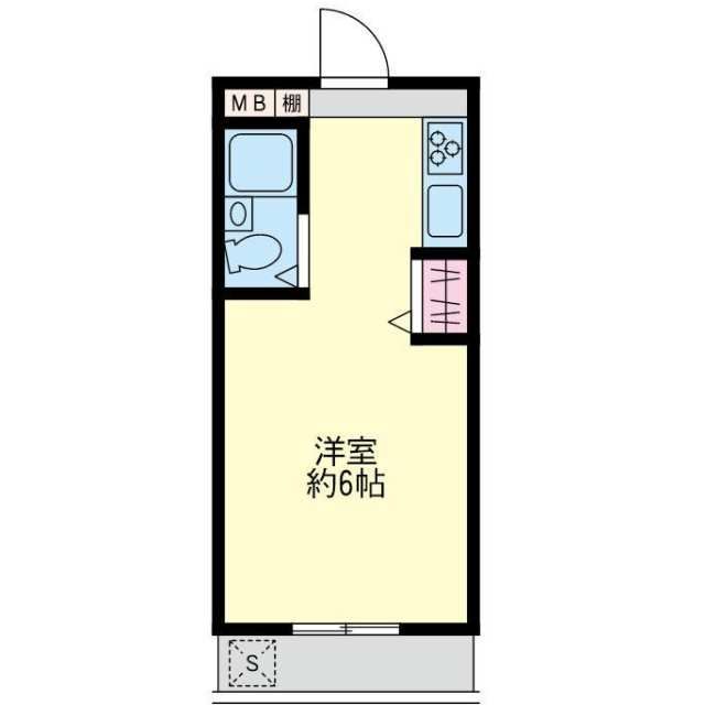 タプラ下荻野 208号室 間取り