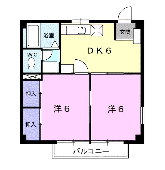 アクティブ湘南 101号室 間取り