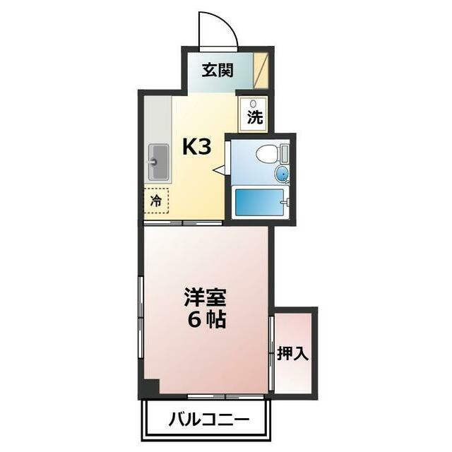 富安ビル 301号室 間取り