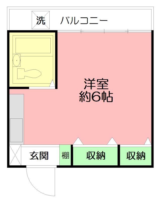 タプラ下荻野 108号室 間取り