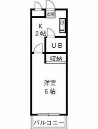 井上ビル 206号室 間取り