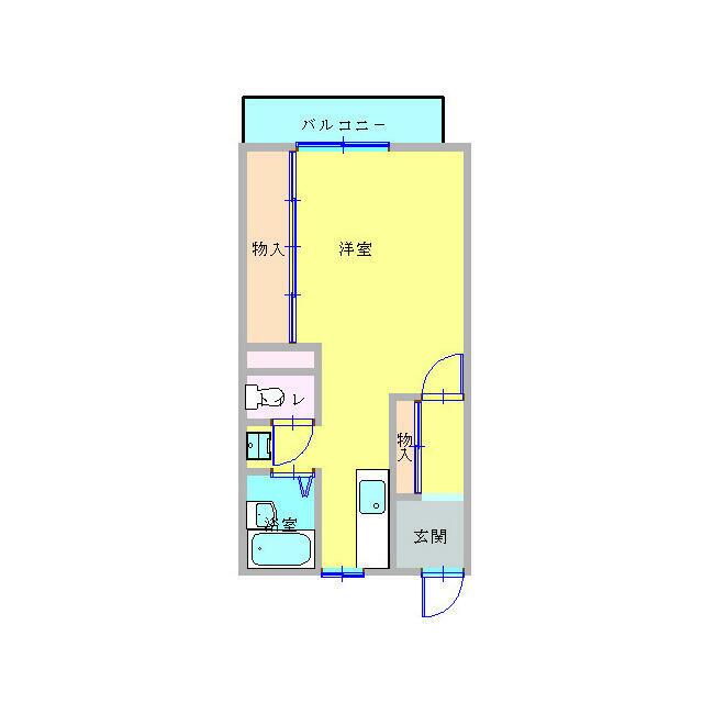 あぶらやアパート 203号室 間取り