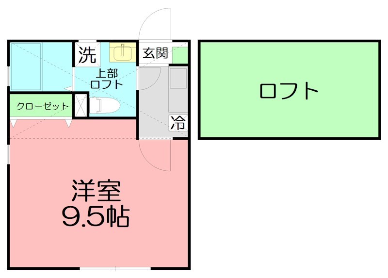 Bikers House湘南 102号室 間取り