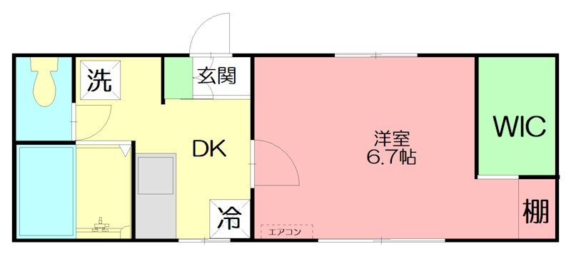 セレネ・Ｍ 0202号室 間取り