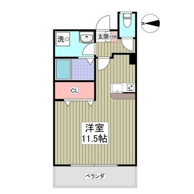 ベルフロースト弐番館 202号室 間取り