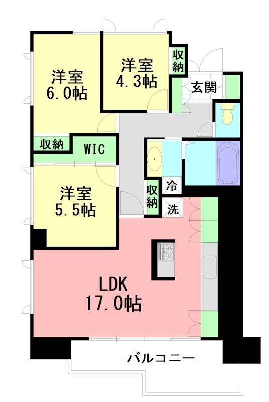 ＨＦ辻堂レジデンス 0203号室 間取り