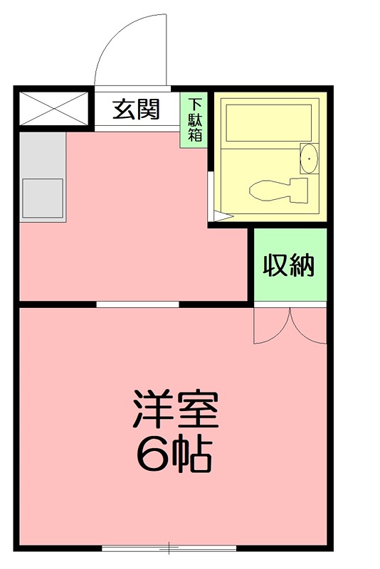 ジュネス米山 211号室 間取り