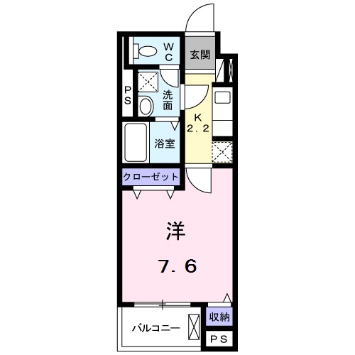 シトラスコート　本厚木 302号室 間取り