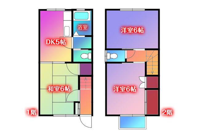 シャトー津田Ⅱ B-5号室 間取り