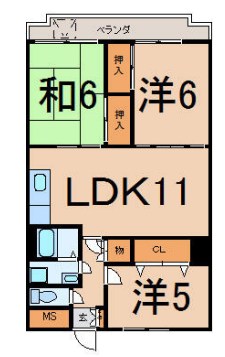 92KOYO 202号室 間取り