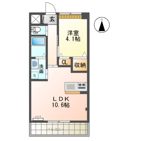 クロッシュ 間取り