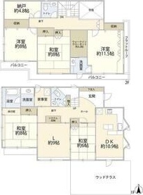 鎌倉市七里ガ浜2丁目住宅 間取り