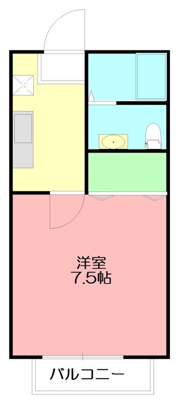 アネックスたちばな 202号室 間取り