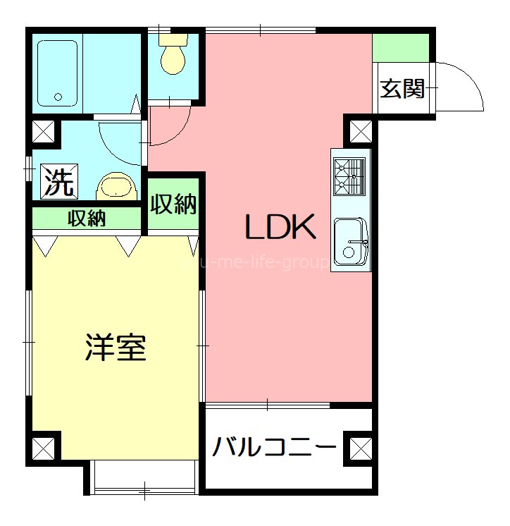 中川ビル 302号室 間取り