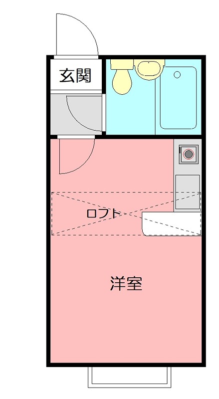 ベルピア平塚第１１ 203号室 間取り