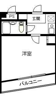 ビューハイツ湘南 605号室 間取り