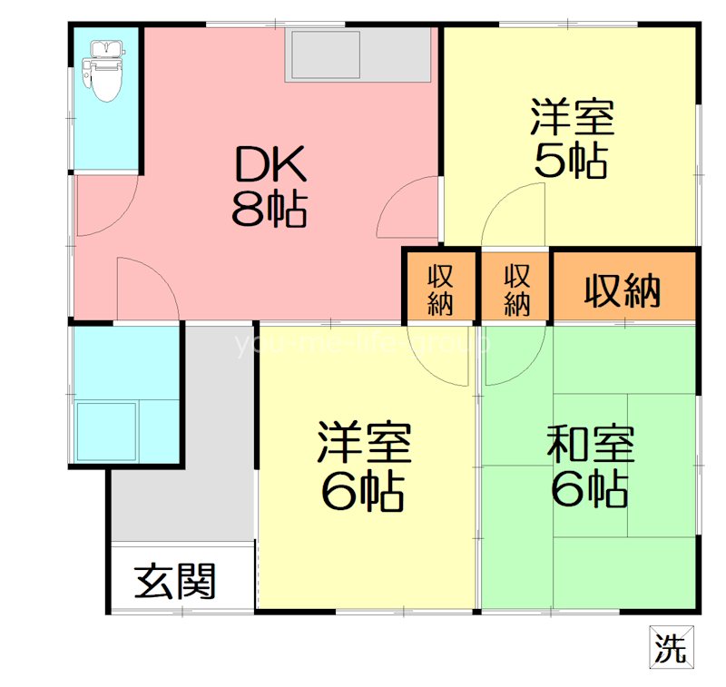 河野貸家 間取り