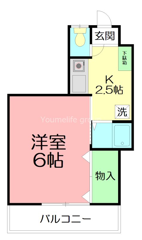 カサブランカ秦野 302号室 間取り