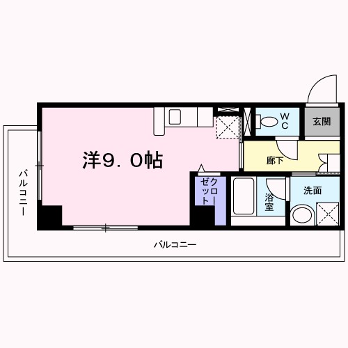 喜久屋ビル 402号室 間取り