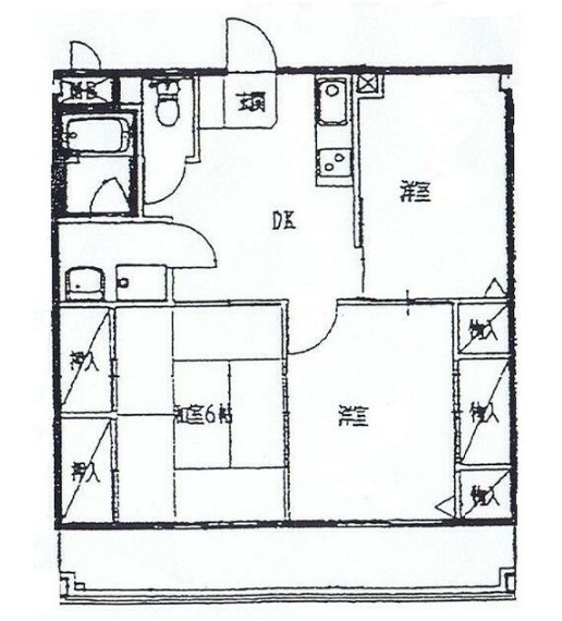 竹内ビル 202号室 間取り