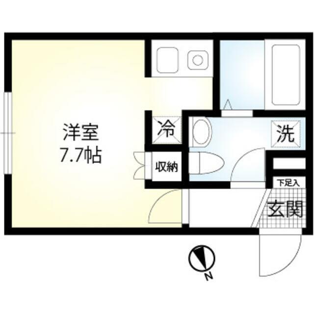 ソレイユ藤沢 102号室 間取り