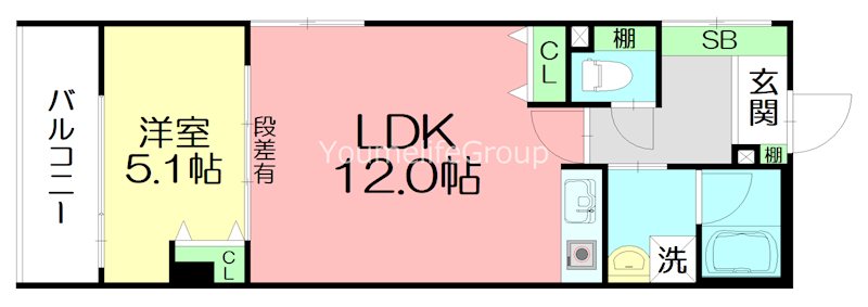 デルニエＫ  207号室 間取り