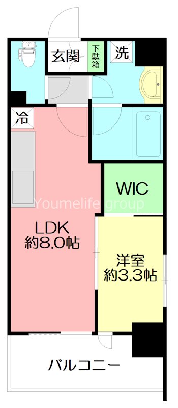 ヴァースクレイシアＩＤＺ藤沢 間取り図