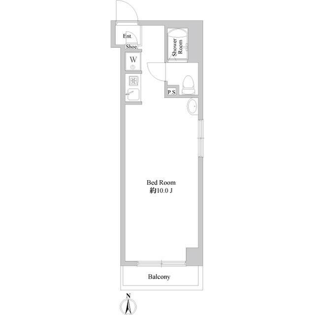 シーサイドビラ鵠沼 0303号室 間取り