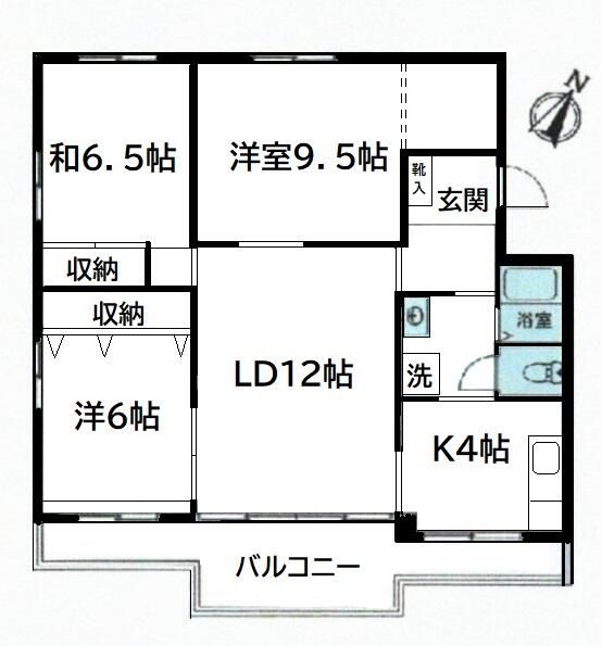 大坂上マンション 146号室 間取り