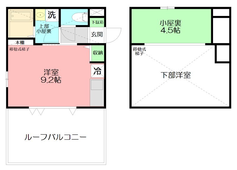 lifeship D D21号室 間取り