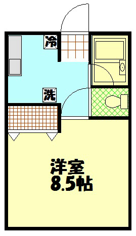 エスポワール平井 106号室 間取り