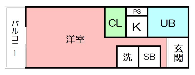テニメント　ヒル 206号室 間取り