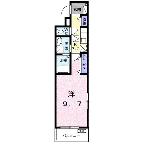 メゾン　セレーナ 101号室 間取り