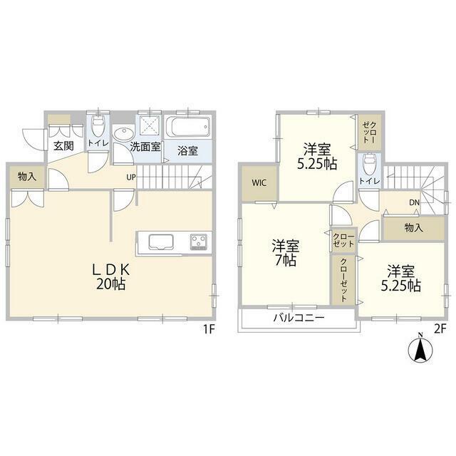 大和市上和田住宅（０００５２４０） 間取り
